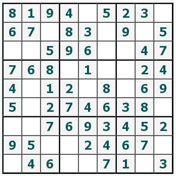 Print Sudoku #1
