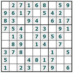 Sudoku trực tuyến #1016