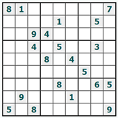 Gratuita en línea de Sudoku #1025
