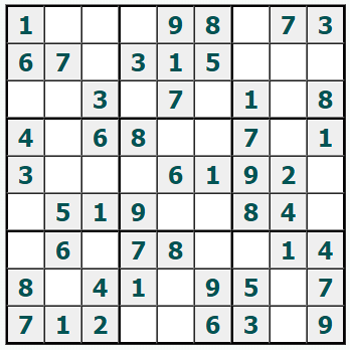 Skriv ut Sudoku #1032
