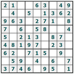 Sudoku on-line #1036