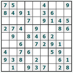 Sudoku on-line #1037