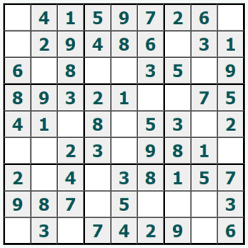 Skriv ut Sudoku #1041