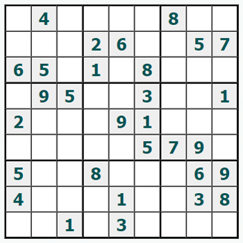 Skriv ut Sudoku #1044