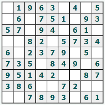 Skriv ut Sudoku #1046