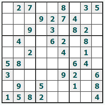 Skriv ut Sudoku #1048