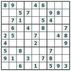 Sudoku on-line #1053