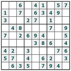Συνδεδεμένοι Sudoku #1057