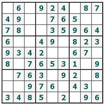 skriva ut Sudoku #106