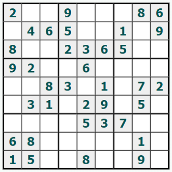 skriva ut Sudoku #1063