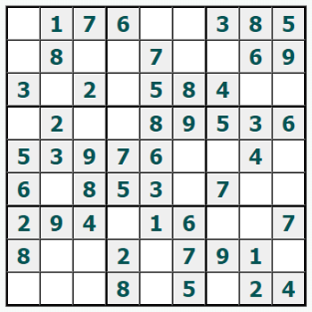 skriva ut Sudoku #1067