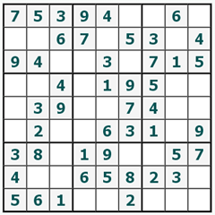 Sudoku trực tuyến #107