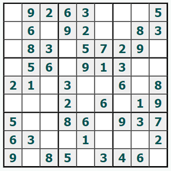 Skriv ut Sudoku #1072