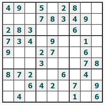 Skriv ut Sudoku #1073
