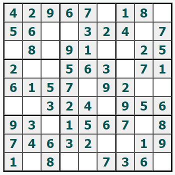 Skriv ut Sudoku #1081