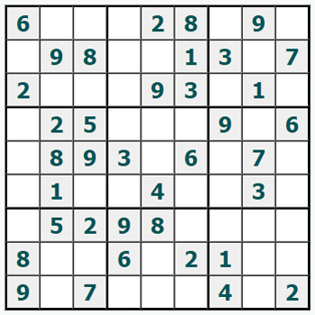 drucken Sudoku #1083
