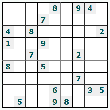 Skriv ut Sudoku #1085