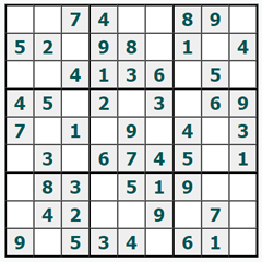 Sudoku on-line #1087