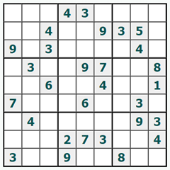 Sudoku trực tuyến #1089