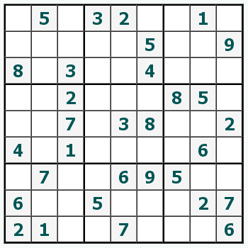 Skriv ut Sudoku #109