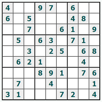 Skriv ut Sudoku #1098