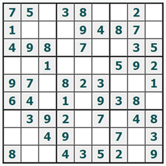 Sudoku on-line #1107