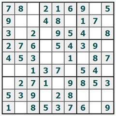 Sudoku on-line #1116