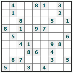 Sudoku trực tuyến #1124