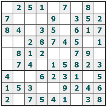 Εκτύπωση Sudoku #1126