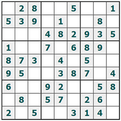 Sudoku trực tuyến #1127