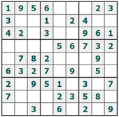 Ücretsiz online Sudoku #1132