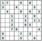 Kostenloses Online-Sudoku #1134