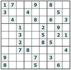 Sudoku on-line #1134
