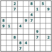 Gratis online Sudoku #1135