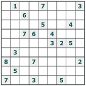Gratuita en línea de Sudoku #1140