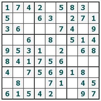 Skriv ut Sudoku #131