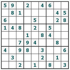 Sudoku trực tuyến #133