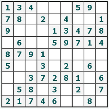 Skriv ut Sudoku #152