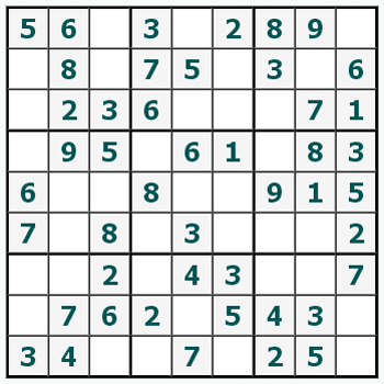 Cetak Sudoku #157