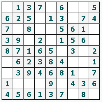 Print Sudoku #16