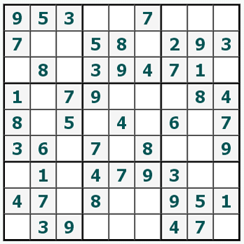 In Sudoku #167