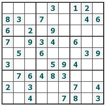 Skriv ut Sudoku #168