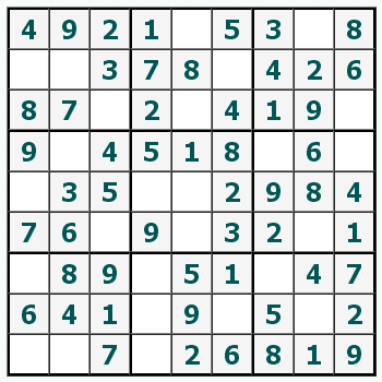 Skriv ut Sudoku #176