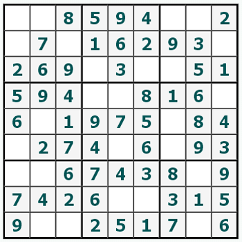 Imprimer Sudoku #181