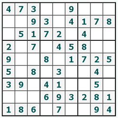 Sudoku online #182