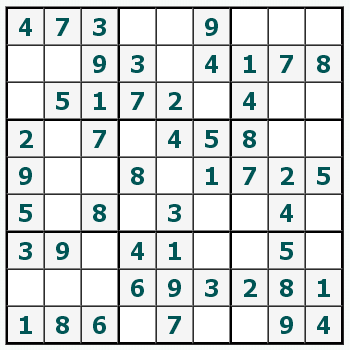 skriva ut Sudoku #182
