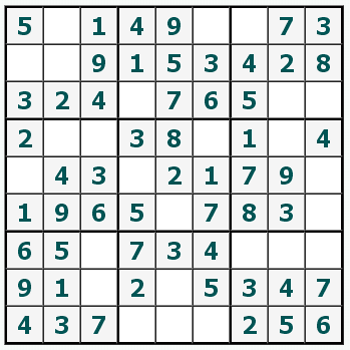 skriva ut Sudoku #186