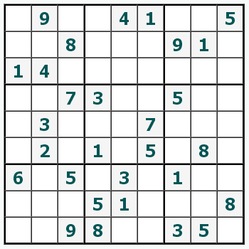 Skriv ut Sudoku #189