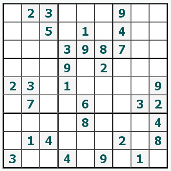 drucken Sudoku #19