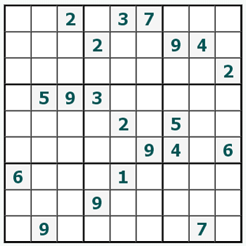 Skriv ut Sudoku #190